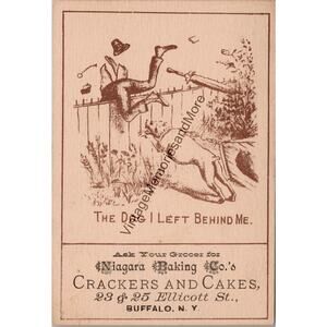 Vintage Niagara Baking Co's Crackers & Cakes Advertising Trade Card PB23